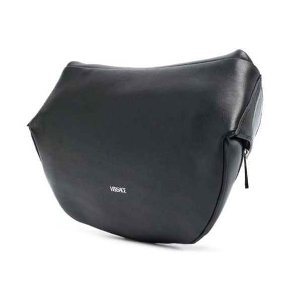 New 💯  Authentic Versace Moto Leather Belt Bag - Picture 4 of 17